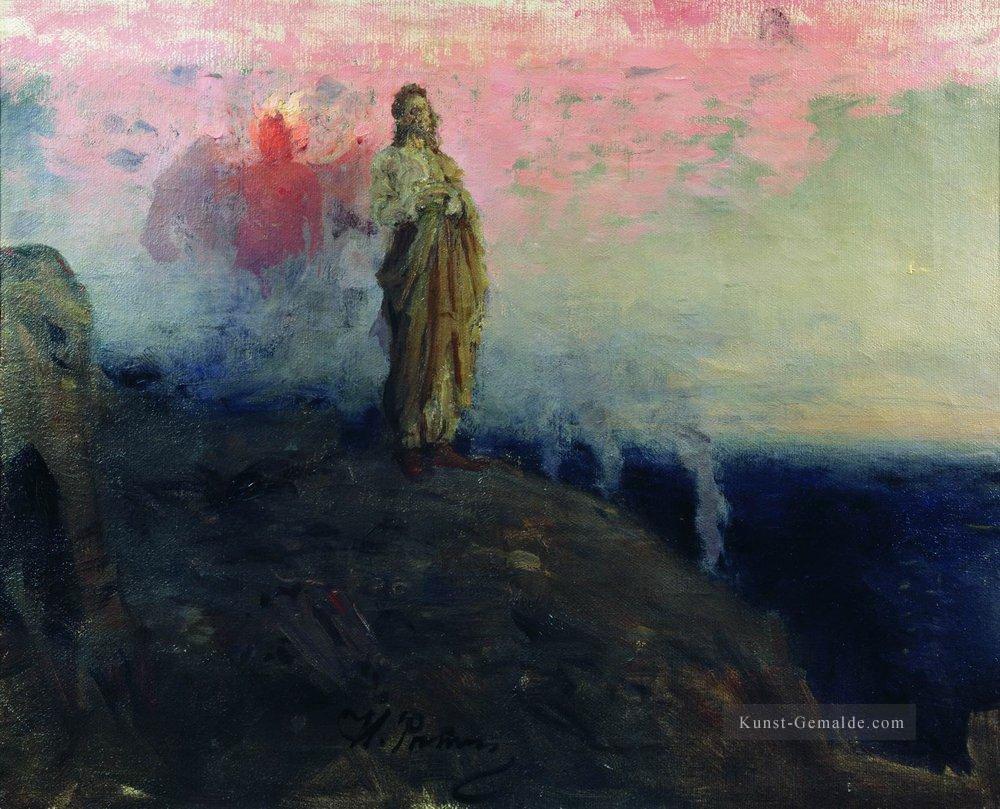 folge mir Satan Versuchung von Jesus Christus 1903 Ilya Repin Ölgemälde